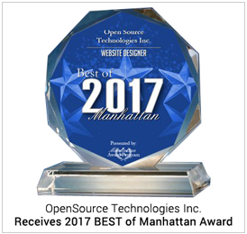 Best of Manhattan Award in the Website Designer