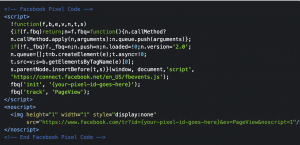 FB-Pixel-Tracking-code